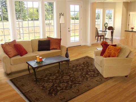 Pishavar Brown Hand Knotted 80 X 911 Area Rug 251-13761 Image 4