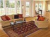 Pishavar Red Hand Knotted 79 X 103 Area Rug 251-13765 Thumb 4