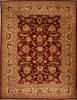 Pishavar Red Hand Knotted 79 X 103  Area Rug 251-13765 Thumb 0