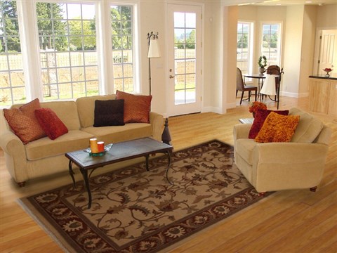 Pishavar Beige Hand Knotted 80 X 1010 Area Rug 251-13770 Image 4