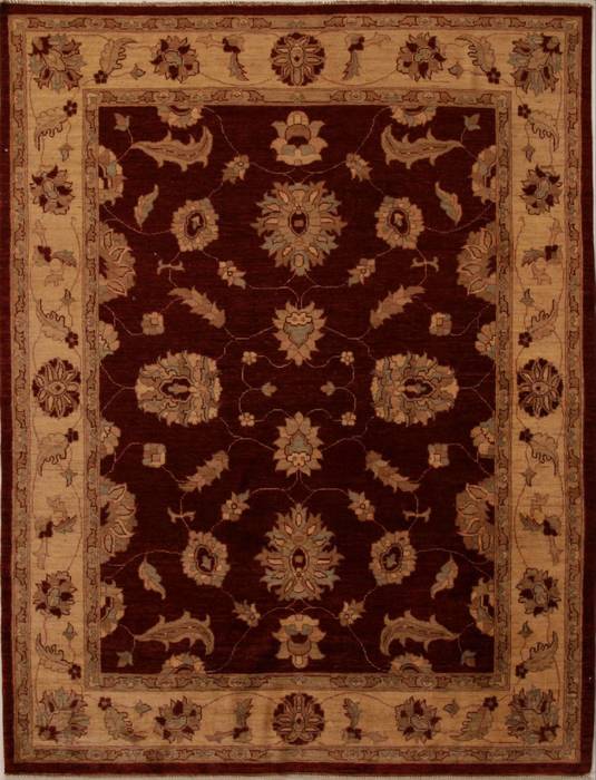 Pishavar Red Hand Knotted 69 X 88  Area Rug 251-13775 Image 0