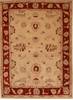 Pishavar Beige Hand Knotted 69 X 93  Area Rug 251-13783 Thumb 0