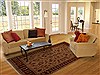 Pishavar Beige Hand Knotted 70 X 99  Area Rug 251-13789 Thumb 4