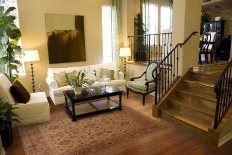 Pishavar Beige Hand Knotted 80 X 98 Area Rug 251-13794 Image 3