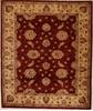 Pishavar Red Hand Knotted 78 X 92  Area Rug 251-13795 Thumb 0
