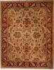 Pishavar Beige Hand Knotted 74 X 93  Area Rug 251-13797 Thumb 0