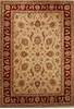 Pishavar Beige Hand Knotted 69 X 99  Area Rug 251-13798 Thumb 0