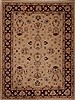 Pishavar Beige Hand Knotted 70 X 96  Area Rug 251-13806 Thumb 0