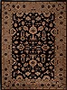 Pishavar Black Hand Knotted 73 X 99 Area Rug 251-13811 Thumb 0