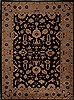 Pishavar Black Hand Knotted 73 X 99  Area Rug 251-13811 Thumb 0