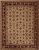 Pishavar Beige Hand Knotted 73 X 96  Area Rug 251-13818 Thumb 0