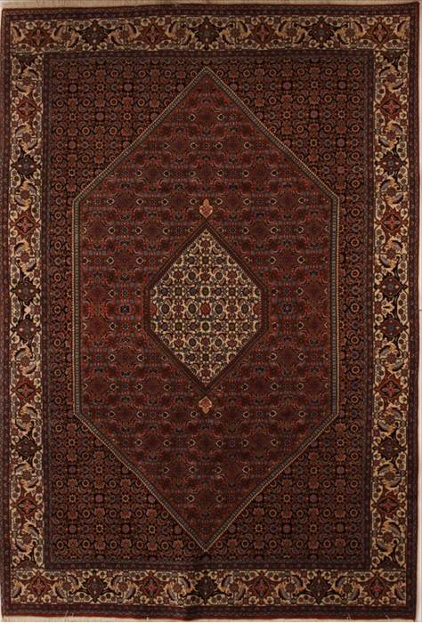 Bidjar Red Hand Knotted 67 X 97 Area Rug 251-13832 Image 0