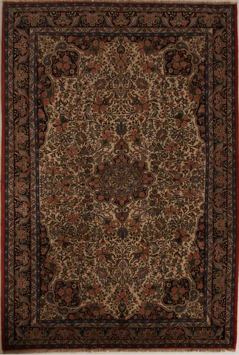 Bidjar Beige Hand Knotted 72 X 107  Area Rug 251-13843 Image 0