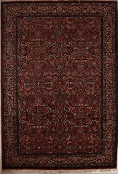 Persian Bidjar Red Rectangle 7x10 ft Wool Carpet 13846