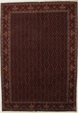 Persian Bidjar Blue Rectangle 7x10 ft Wool Carpet 13847