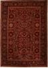 Hamedan Red Hand Knotted 73 X 103  Area Rug 251-13858 Thumb 0
