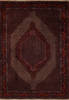 Sanandaj Multicolor Hand Knotted 69 X 96  Area Rug 251-13859 Thumb 0