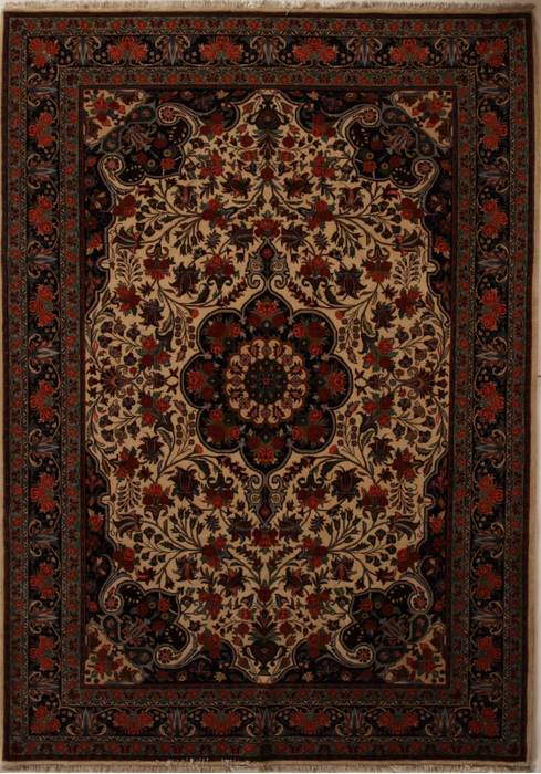 Bidjar Beige Hand Knotted 610 X 103 Area Rug 251-13864 Image 0