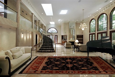 Pishavar Black Hand Knotted 90 X 120 Area Rug 251-13880 Image 3