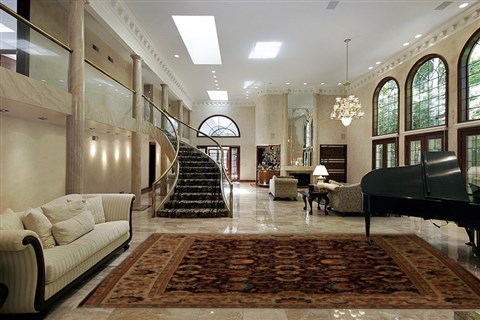 Pishavar Beige Hand Knotted 90 X 120 Area Rug 251-13884 Image 3