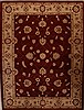 Pishavar Red Hand Knotted 93 X 123  Area Rug 251-13886 Thumb 0