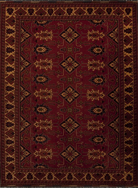 Kazak Red Hand Knotted 90 X 123 Area Rug 251-13894 Image 0