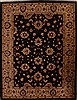 Pishavar Black Hand Knotted 90 X 119  Area Rug 251-13899 Thumb 0