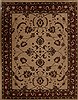 Pishavar Beige Hand Knotted 83 X 109  Area Rug 251-13912 Thumb 0