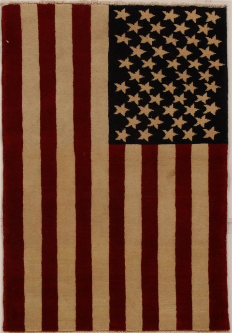 Pishavar Multicolor Hand Knotted 24 X 35  Area Rug 251-13918 Image 0