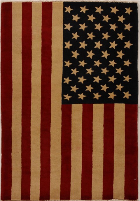 Pishavar Multicolor Hand Knotted 29 X 45  Area Rug 251-13922 Image 0