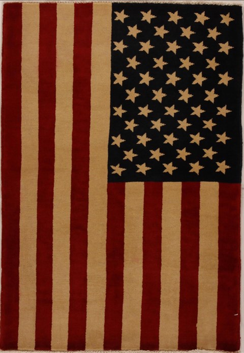 Pishavar Multicolor Hand Knotted 29 X 43  Area Rug 251-13925 Image 0