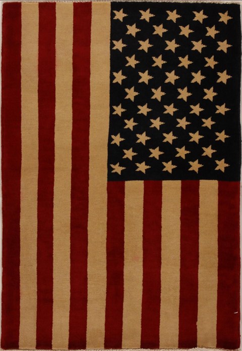 Pishavar Multicolor Hand Knotted 28 X 41  Area Rug 251-13927 Image 0