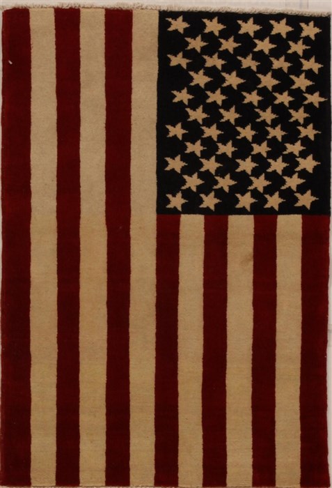 Pishavar Multicolor Hand Knotted 26 X 33  Area Rug 251-13931 Image 0