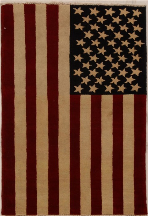 Pishavar Multicolor Hand Knotted 24 X 36  Area Rug 251-13934 Image 0