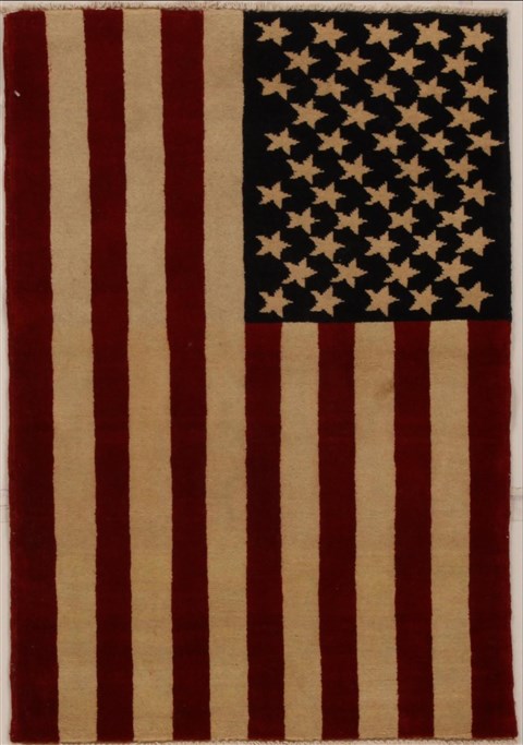 Pishavar Multicolor Hand Knotted 24 X 35  Area Rug 251-13936 Image 0