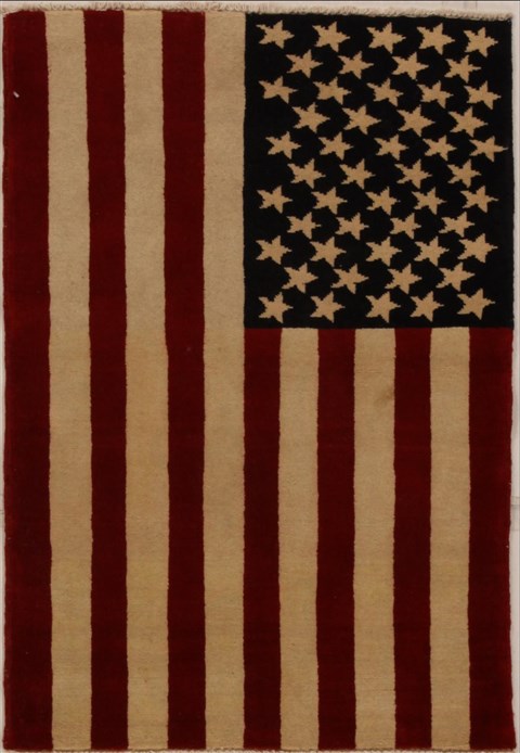 Pishavar Multicolor Hand Knotted 24 X 35  Area Rug 251-13937 Image 0