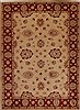 Pishavar Beige Hand Knotted 89 X 121  Area Rug 251-13945 Thumb 0