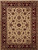 Pishavar Beige Hand Knotted 89 X 115  Area Rug 251-13955 Thumb 0