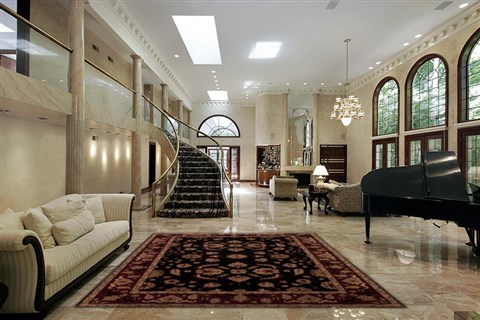Pishavar Black Hand Knotted 89 X 119 Area Rug 251-13958 Image 1