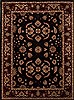 Pishavar Black Hand Knotted 89 X 119 Area Rug 251-13958 Thumb 0