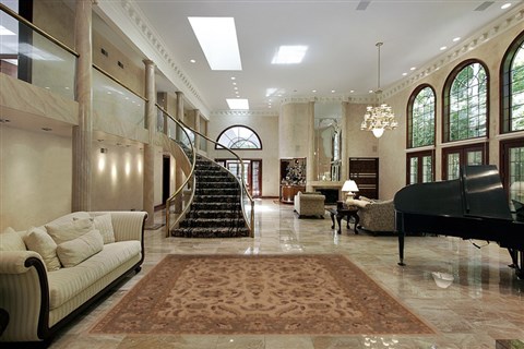 Pishavar Beige Hand Knotted 90 X 119 Area Rug 251-13960 Image 1