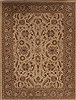 Pishavar Beige Hand Knotted 90 X 119  Area Rug 251-13960 Thumb 0