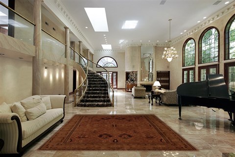 Pishavar Brown Hand Knotted 83 X 110 Area Rug 251-13963 Image 1