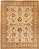 Pishavar Beige Hand Knotted 90 X 116  Area Rug 251-13977 Thumb 0