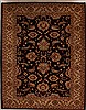 Pishavar Black Hand Knotted 93 X 116  Area Rug 251-13978 Thumb 0