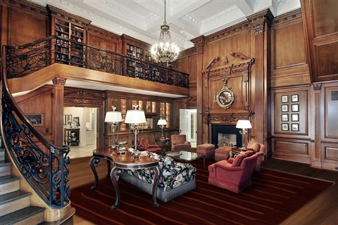 Pishavar Brown Hand Knotted 85 X 112 Area Rug 251-13979 Image 2