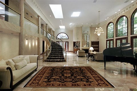 Pishavar Black Hand Knotted 93 X 119 Area Rug 251-13981 Image 1