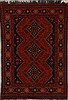 Khan Mohammadi Red Hand Knotted 31 X 44  Area Rug 251-13983 Thumb 0