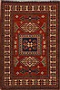 Kazak Orange Hand Knotted 35 X 50 Area Rug 251-13984 Thumb 0