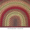 Homespice Jute Braided Rug Red Half Round 16 X 25 Area Rug 532121 816-130024 Thumb 2